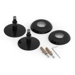 Полотенцесушитель водяной Стилье Версия-Н1, 60/80, ширина 60 см, высота 80 см, нижнее подключение, цвет черный, 17621-8060