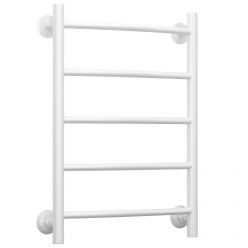 Полотенцесушитель водяной Стилье Версия-Н2, 40/60, ширина 40 см, высота 60 см, нижнее подключение, цвет белый, 12622-6040