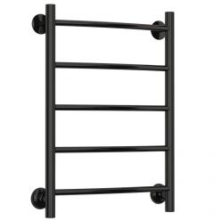 Полотенцесушитель водяной Стилье Версия-Н2, 40/60, ширина 40 см, высота 60 см, нижнее подключение, цвет черный, 17622-6040