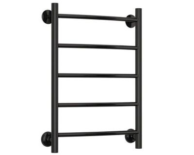 Полотенцесушитель водяной Стилье Версия-Н2, 40/60, ширина 40 см, высота 60 см, нижнее подключение, цвет черный, 17622-6040