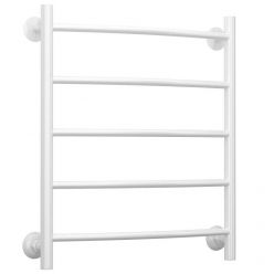 Полотенцесушитель водяной Стилье Версия-Н2, 50/60, ширина 50 см, высота 60 см, нижнее подключение, цвет белый, 12622-6050