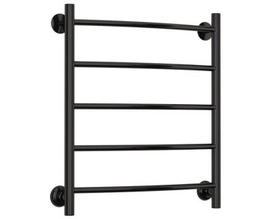 Полотенцесушитель водяной Стилье Версия-Н2, 50/60, ширина 50 см, высота 60 см, нижнее подключение, цвет черный, 17622-6050