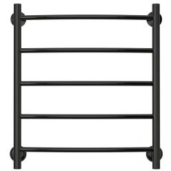 Полотенцесушитель водяной Стилье Версия-Н2, 50/60, ширина 50 см, высота 60 см, нижнее подключение, цвет черный, 17622-6050