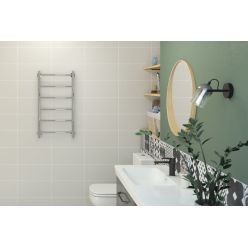 Полотенцесушитель водяной Стилье Версия-Н2, 40/80, ширина 40 см, высота 80 см, нижнее подключение, цвет черный, 17622-8040