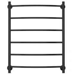 Полотенцесушитель водяной Стилье Версия-Н2, 60/80, ширина 60 см, высота 80 см, нижнее подключение, цвет черный, 17622-8060