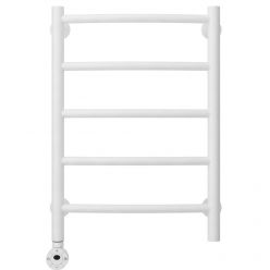 Полотенцесушитель электрический Стилье Формат 12, 40/60, ширина 40 см, высота 60 см, белый матовый, ТЭН слева/справа, 30513-6040/30512-6040