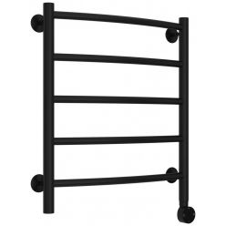 Полотенцесушитель электрический Стилье Формат 12, 50/60, ширина 50 см, высота 60 см, ТЭН справа, черный матовый, 31512-6050
