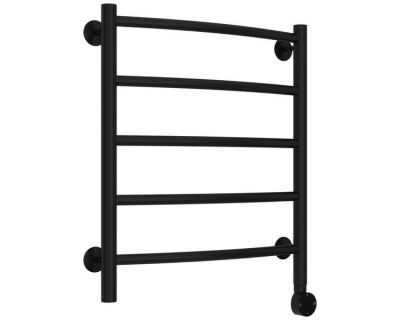 Полотенцесушитель электрический Стилье Формат 12, 50/60, ширина 50 см, высота 60 см, ТЭН справа, черный матовый, 31512-6050