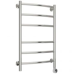 Полотенцесушитель электрический Стилье Формат 12, 50/80, ширина 50 см, высота 80 см, ТЭН справа, хром, 00512-8050