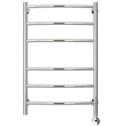 Полотенцесушитель электрический Стилье Формат 12, 50/80, ширина 50 см, высота 80 см, ТЭН справа, хром, 00512-8050