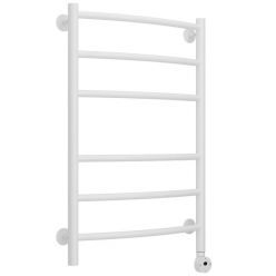 Полотенцесушитель электрический Стилье Формат 12, 50/80, ширина 50 см, высота 80 см, ТЭН справа, белый матовый, 30512-8050