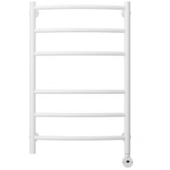 Полотенцесушитель электрический Стилье Формат 12, 50/80, ширина 50 см, высота 80 см, ТЭН справа, белый матовый, 30512-8050