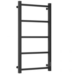 Полотенцесушитель электрический Стилье Формат 25, 40/80, ширина 40 см, высота 80 см, диммер справа, черный матовый, 31524-8040