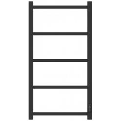 Полотенцесушитель электрический Стилье Формат 25, 40/80, ширина 40 см, высота 80 см, диммер справа, черный матовый, 31524-8040