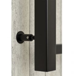 Полотенцесушитель электрический Стилье Формат 25, 40/80, ширина 40 см, высота 80 см, диммер справа, черный матовый, 31524-8040