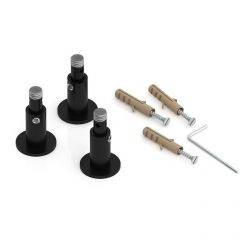 Полотенцесушитель электрический Стилье Формат 25, 40/80, ширина 40 см, высота 80 см, диммер справа, черный матовый, 31524-8040