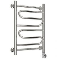 Полотенцесушитель электрический Стилье Формат 22, 40/60, ширина 40 см, высота 60 см, ТЭН справа, хром, 00522-6040