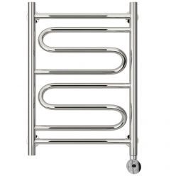 Полотенцесушитель электрический Стилье Формат 22, 40/60, ширина 40 см, высота 60 см, ТЭН справа, хром, 00522-6040