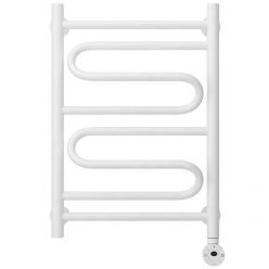 Полотенцесушитель электрический Стилье Формат 22, 40/60, ширина 40 см, высота 60 см, ТЭН справа, белый матовый, 30522-6040