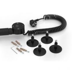 Полотенцесушитель электрический Стилье Формат 22, 50/60, ширина 50 см, высота 60 см, ТЭН справа, черный матовый, 31522-6050