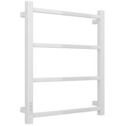 Полотенцесушитель электрический Стилье Формат 26, ширина 50 см, высота 60 см, диммер слева/справа, белый, 12527-6050/12526-6050