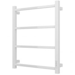 Полотенцесушитель электрический Стилье Формат 26, ширина 50 см, высота 60 см, диммер слева/справа, белый, 12527-6050/12526-6050