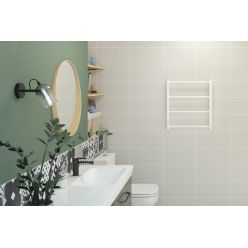 Полотенцесушитель электрический Стилье Формат 26, ширина 50 см, высота 60 см, диммер слева/справа, белый матовый, 30527-6050/30526-6050