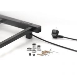 Полотенцесушитель электрический Стилье Формат 26, ширина 50 см, высота 60 см, диммер слева/справа, черный, 31527-6050/31526-6050