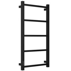 Полотенцесушитель электрический Стилье Формат 26, ширина 40 см, высота 80 см, диммер слева/справа, черный, 17527-8040/17526-8040