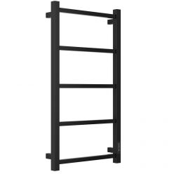 Полотенцесушитель электрический Стилье Формат 26, ширина 40 см, высота 80 см, диммер слева/справа, черный, 17527-8040/17526-8040