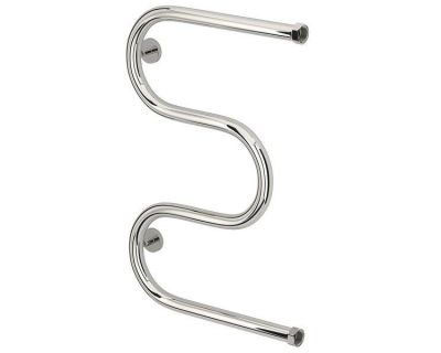 Полотенцесушитель водяной Сунержа М-образный+, ширина 40 см, высота 60 см, боковое подключение 60 см, цвет хром, 00-4007-6040