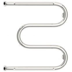 Полотенцесушитель водяной Сунержа М-образный+, высота 50 см, ширина 50 см, боковое подключение 50 см, 2 полки, цвет хром, 00-4008-5050