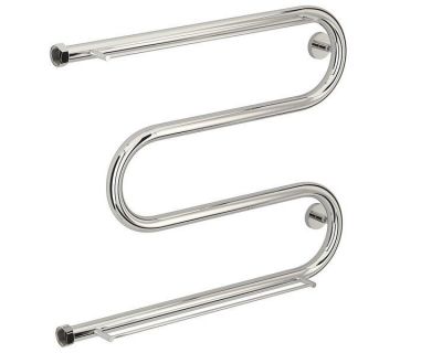 Полотенцесушитель водяной Сунержа М-образный+, высота 65 см, ширина 50 см, боковое подключение 50 см, 2 полки, цвет хром, 00-4008-5065