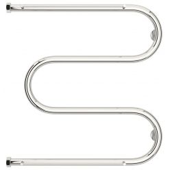 Полотенцесушитель водяной Сунержа М-образный+, высота 60 см, высота 60 см, боковое подключение 60 см, 2 полки, цвет хром, 00-4008-6060
