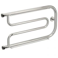 Полотенцесушитель водяной Сунержа Гусли+, ширина 65 см, высота 32 см, боковое подключение 32 см, цвет хром, 00-4010-3265
