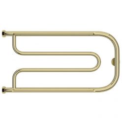 Полотенцесушитель водяной Сунержа Гусли+, ширина 65 см, высота 32 см, боковое подключение 32 см, цвет шампань, 020-0010-3265