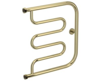 Полотенцесушитель водяной Сунержа Лира, высота 50 см, ширина 50 см, боковое подключение 50 см, цвет шампань, 020-0011-5050