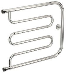 Полотенцесушитель водяной Сунержа Лира+, ширина 65 см, высота 50 см, боковое подключение 50 см, цвет хром, 00-4011-5065