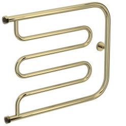 Полотенцесушитель водяной Сунержа Лира, ширина 65 см, высота 50 см, боковое подключение 50 см, цвет шампань, 020-0011-5065