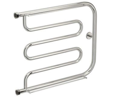 Полотенцесушитель водяной Сунержа Лира+, ширина 65 см, высота 50 см, боковое подключение 50 см, 2 полки, цвет хром, 00-4012-5065
