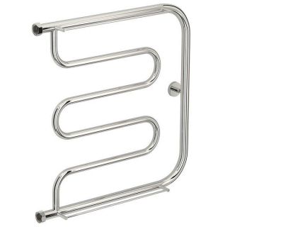 Полотенцесушитель водяной Сунержа Лира+, высота 60 см, ширина 60 см, боковое подключение 60 см, 2 полки, цвет хром, 00-4012-6060