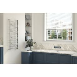 Полотенцесушитель водяной Сунержа Элегия+, ширина 50 см высота 120 см, универсальное подключение, хром, 00-0205-1250