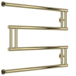 Полотенцесушитель водяной Сунержа High-Tech M, ширина 65 см, высота 50 см, боковое подключение 50 см, цвет шампань, 020-0050-5065