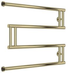 Полотенцесушитель водяной Сунержа High-Tech M, ширина 65 см, высота 50 см, боковое подключение 50 см, цвет шампань, 020-0050-5065