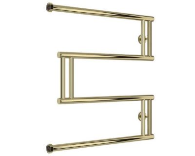 Полотенцесушитель водяной Сунержа High-Tech M+, ширина 60 см, высота 60 см, боковое подключение 60 см, цвет шампань, 020-0050-6060