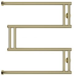 Полотенцесушитель водяной Сунержа High-Tech M+, ширина 60 см, высота 60 см, боковое подключение 60 см, цвет шампань, 020-0050-6060