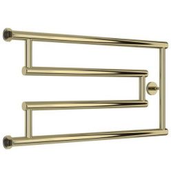 Полотенцесушитель водяной Сунержа High-Tech G+, ширина 65 см, высота 32 см, боковое подключение 32 см, цвет шампань, 020-0051-3265