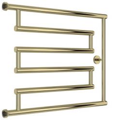 Полотенцесушитель водяной Сунержа High-Tech L+, ширина 65 см, высота 50 см, боковое подключение 50 см, цвет шампань, 020-0052-5065