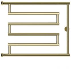 Полотенцесушитель водяной Сунержа High-Tech L+, ширина 65 см, высота 50 см, боковое подключение 50 см, цвет шампань, 020-0052-5065