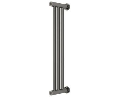 Полотенцесушитель водяной Сунержа Хорда, высота 60 см, ширина 19.5 см, боковое подключение 60 см, цвет черный хром, 01-0124-0600